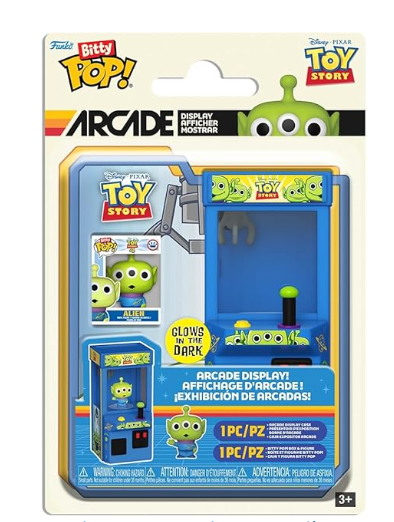 Funko Bitty Pop! Arcade: Disney Pixar Toy Story - Alien - Glow in The Dark - Figurine en Vinyle de Collection - Idée Cadeau - Produit Officiel - Jouets pour Enfants et Adultes